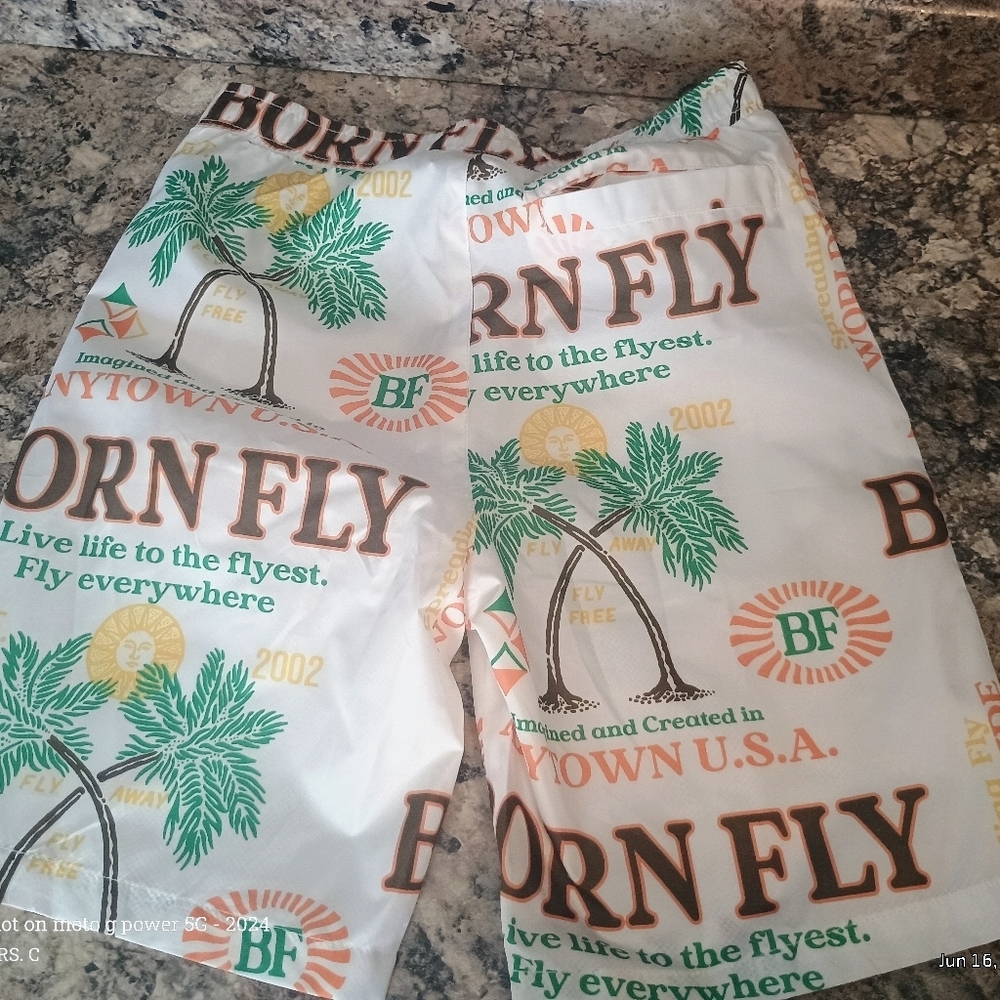Born fly boys medium shorts with mesh lining. Brand new with tags. - Picture 5 of 6
